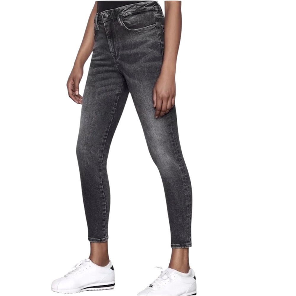Frame Hughes Le One Skinny Cropped Ankle Jeans 2